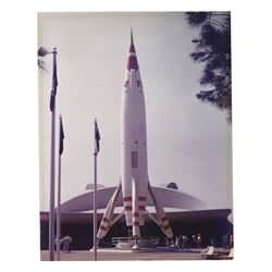 Large "Rocket to the Moon" Photo.