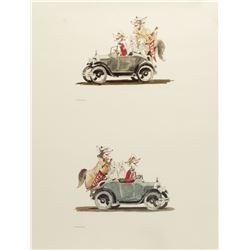 Marc Davis "America Sings" Concept Print.