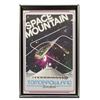 Image 1 : 1975 Pre-Opening "Space Mountain" Mirror Poster.