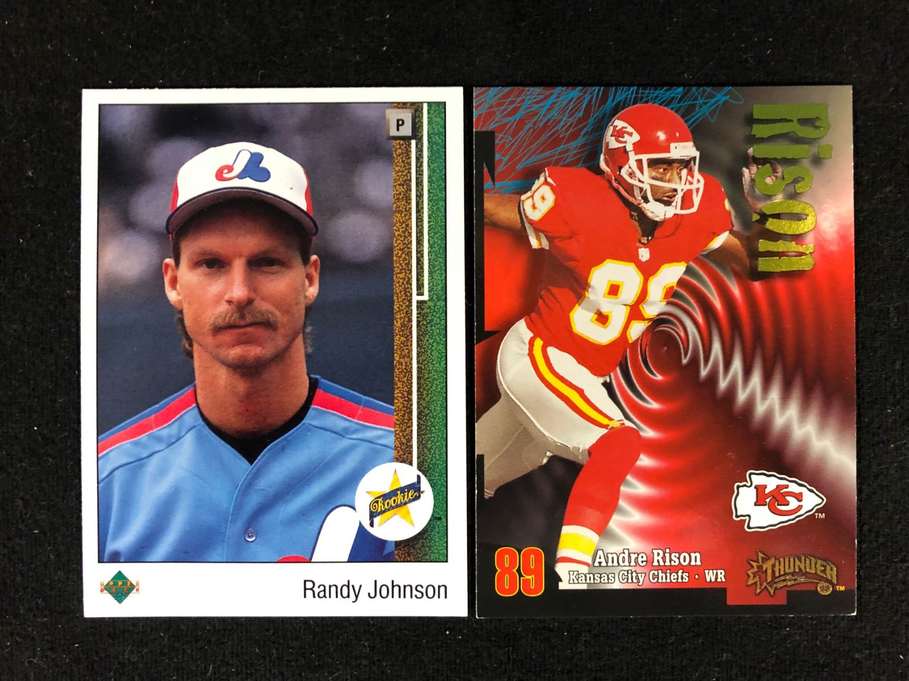 Andre Rison Rookie Card Game STAR ROOKIE CARD LOT (NOLAN RYAN/ ANDRE RISON)