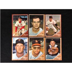 1962 TOPPS BASEBALL TRADING CARDS LOT (MINT)