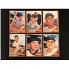 Image 1 : 1962 TOPPS BASEBALL TRADING CARDS LOT (MINT)