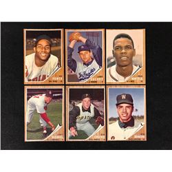 1962 TOPPS BASEBALL TRADING CARDS LOT (MINT)