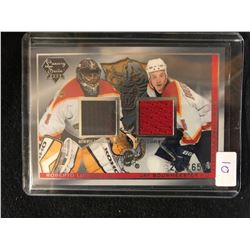 2004 LUXURY SUITE GAME USED FABRICS HOCKEY (LUONGO/ BOUWMEESTER)