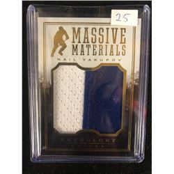 2015-16 Panini Anthology Massive Materials Nail Yakupov Jersey Card