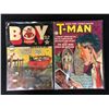 Image 1 : COMIC BOOK LOT (BOY ILLUSTORIES #70/ T-MAN #6)