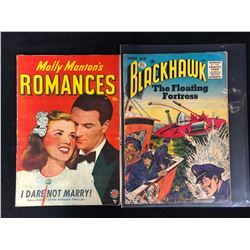 COMIC BOOK LOT (MOLLY MANTON'S ROMANCES/ BLACKHAWK #93)