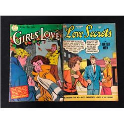 COMIC BOOK LOT (GIRLS' LOVE #33/ LOVE SECRETS #40)