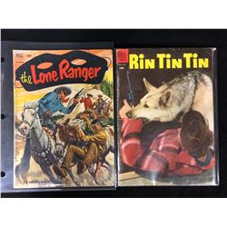 DELL COMIC BOOK LOT (THE LONE RANGER/ RIN TIN TIN)