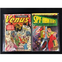 COMIC BOOK LOT (VENUS #11/ SPY-HUNTERS #14)