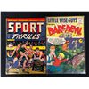Image 1 : COMIC BOOK LOT (SPORT THRILLS #13/ LITTLE WISE GUYS STARRING IN DAREDEVIL #134)