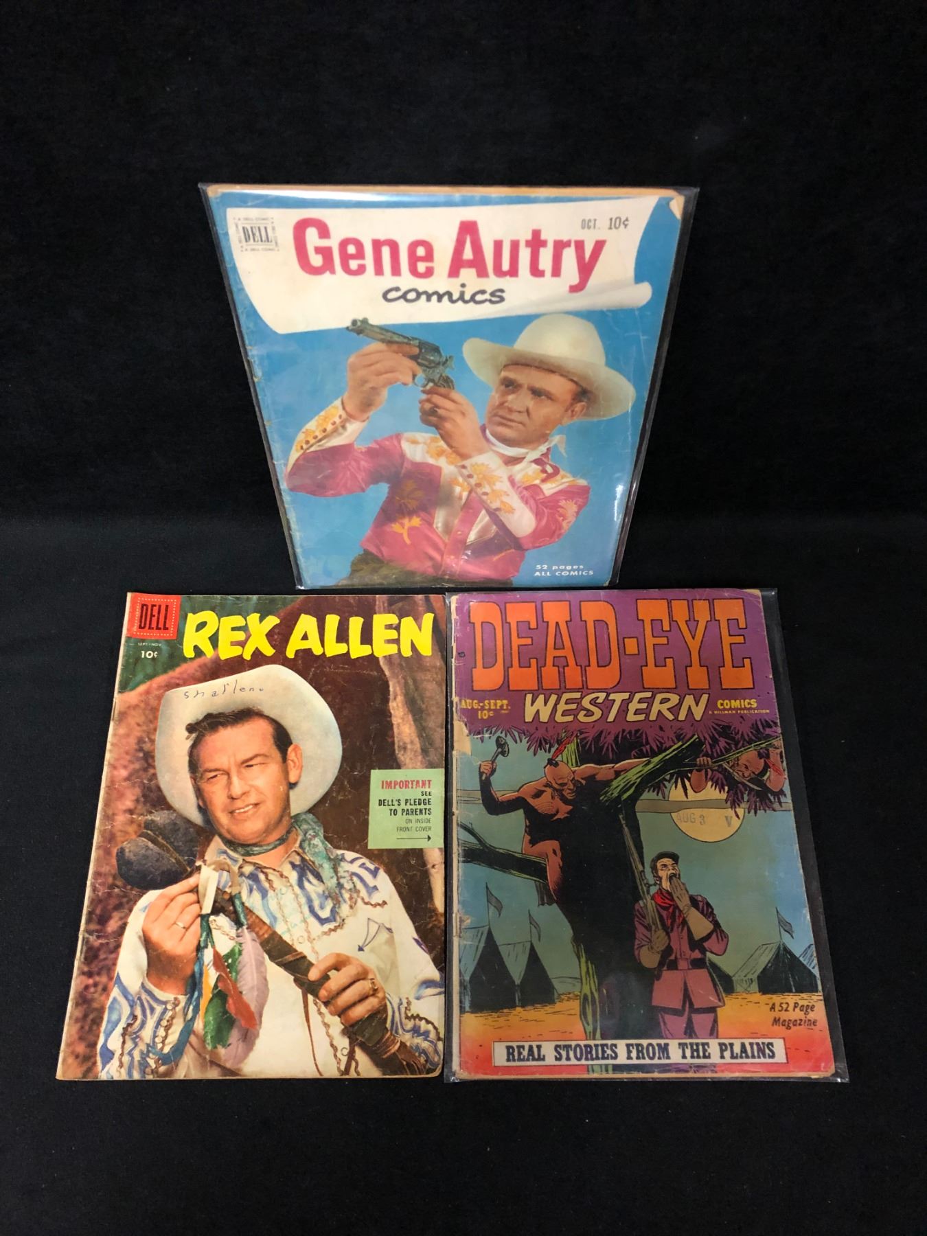 COMIC BOOK LOT (GENE AUTRY/ REX ALLEN/ DEAD-EYE WESTERN)