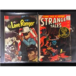 COMIC BOOK LOT (THE LONE RANGER/ STRANGE TALES #60)