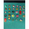 Image 1 : COLLECTIBLE PINS LOT (WORLD FLAGS...)