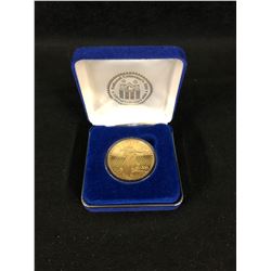 1933 US Double Eagle Saint Gaudens Gold Plated Proof Type “Copy" Tribute