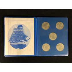 1778-1978 CAPTAIN COOK BICENTENNIAL COIN SET (BC SEA DOLLARS)