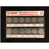 Image 1 : 2000 MILLENNIUM QUARTERS COMMEMORATING CANADA'S FUTURE