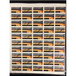 XI COMMONWEALTH GAMES 14 CENT CANADIAN STAMPS UNCUT SHEET