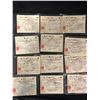 Image 1 : 1916 THE C. BECK MANUFACTURING ORDER SLIPS W/ 2 CENT STAMPS LOT
