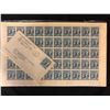 Image 1 : CANADIAN 4 CENT POSTAGE STAMPS UNCUT SHEET W/ 1947 FIRST DAY COVER