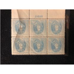 5 CENT POSTAGE STAMPS UNCUT (U.S.A)
