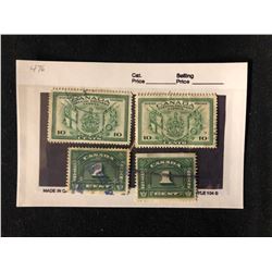 CANADIAN POSTAGE STAMPS LOT (CENT/ 10 CENTS)