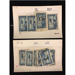 CANADIAN POSTAGE STAMPS LOT (6 CENTS)