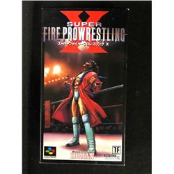1996 Super Fire Pro Wrestling X Premium Video Game (SNES) *JAPAN*