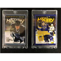 LIMITED EDITION BECKETT HOCKEY MAGAZINE HOCKEY CARD LOT (GRETZKY/ McDAVID & TARASENKO/ OVECHKIN)