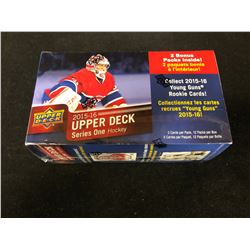 2015-16 UPPER DECK SERIES ONE HOCKEY CARDS BOX (12 PACKS) POSSIBLE CONNER MCDAVID YOUNG GUN ROOKIE