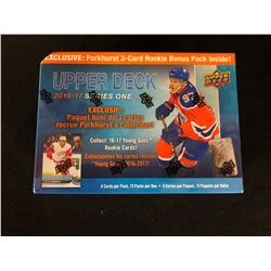 2016-17 UPPER DECK SERIES ONE HOCKEY BOX (13 PACKS)