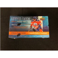 2016-17 UPPER DECK SERIES ONE HOCKEY BOX (12 PACKS)