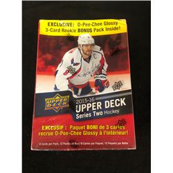 2015-16 UPPER DECK SERIES TWO HOCKEY BOX (12 PACKS)