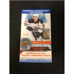 2017-18 UPPER DECK SERIES TWO HOCKEY BOX (10 PACKS)