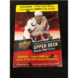 2015-16 UPPER DECK SERIES TWO HOCKEY BOX (12 PACKS)