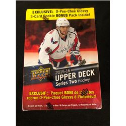 2015-16 UPPER DECK SERIES TWO HOCKEY BOX (12 PACKS)