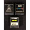Image 1 : COLECOVISION VIDEO GAME LOT (GORF/ BLACKJACK & POKER/ BC II GROGS REVENGE)