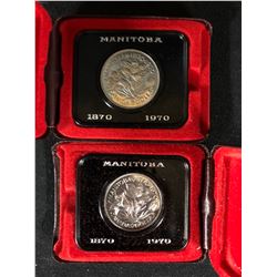 UNCIRCULATED 1870-1970 CANADIAN DOLLAR LOT (MANITOBA)