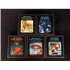 Image 1 : VINTAGE ATARI VIDEO GAME LOT (ASTEROIDS/ SPACE INVADERS/ SKY DIVER...)
