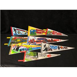 VINTAGE CANADIAN PENNANTS LOT