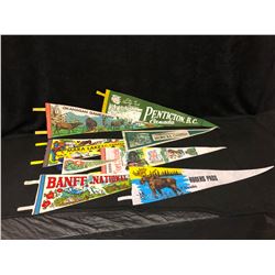 VINTAGE CANADIAN PENNANTS LOT