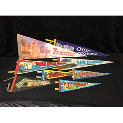 VINTAGE U.S.A PENNANTS LOT