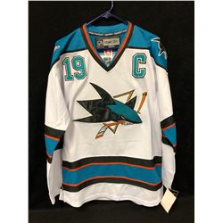 JOE THORNTON SAN JOSE SHARKS REEBOK HOCKEY JERSEY