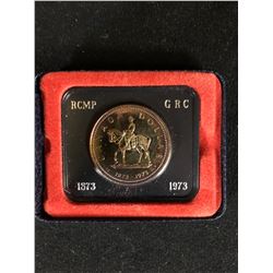 1873-1973 Canadian RCMP Silver Dollar .800 SILVER