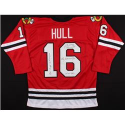 Bobby Hull Signed Blackhawks Jersey Inscribed "HOF 1983" (JSA COA)