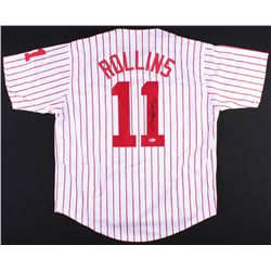 Jimmy Rollins Signed Phillies Jersey (Beckett COA)