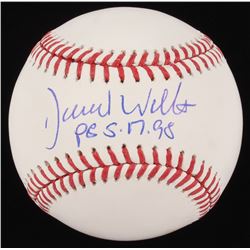 David Wells Signed OML Baseball Inscribed "PG 5.17.98" (MAB Hologram)