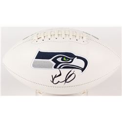 Pete Carroll Signed Seahawks Logo Football (JSA COA)