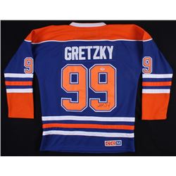 WAYNE GRETZKY SIGNED OILERS HOCKEY JERSEY (PSA/DNA COA)