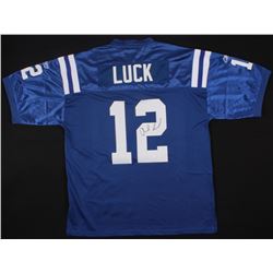 ANDREW LUCK SIGNED COLTS FOOTBALL JERSEY (JSA COA)